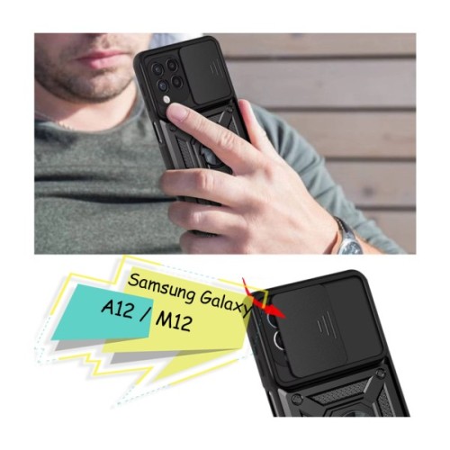 Чохол до мобільного телефона BeCover Military Samsung Galaxy A12 SM-A125 / M12 SM-M125 Black (705640)