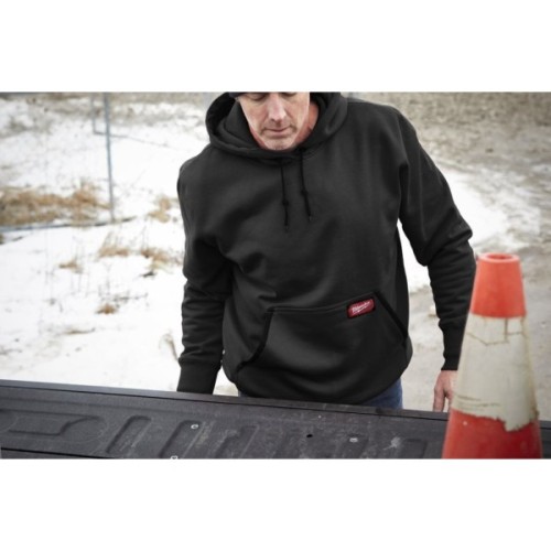 Кофта робоча Milwaukee чорна 100% бавовна WHB-XXL (4933478216)