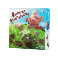 Настільна гра Fun Games Shop Хрюшки - Попригушки (Pigs on Trampolines) (укр.) (FGS63)