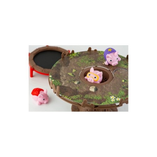 Настільна гра Fun Games Shop Хрюшки - Попригушки (Pigs on Trampolines) (укр.) (FGS63)
