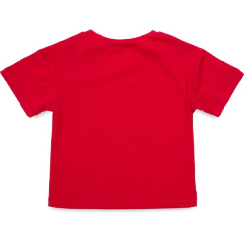 Футболка дитяча First kids із зайчиком (756-116G-red)