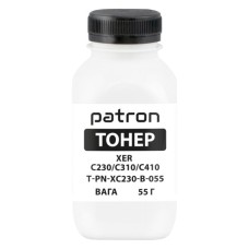 Тонер XER C230/C310/C410, 55 г, Black Patron (PN-XC230-B-055)