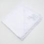 Крижма дитяча Mille з хрестиком (7701-white)