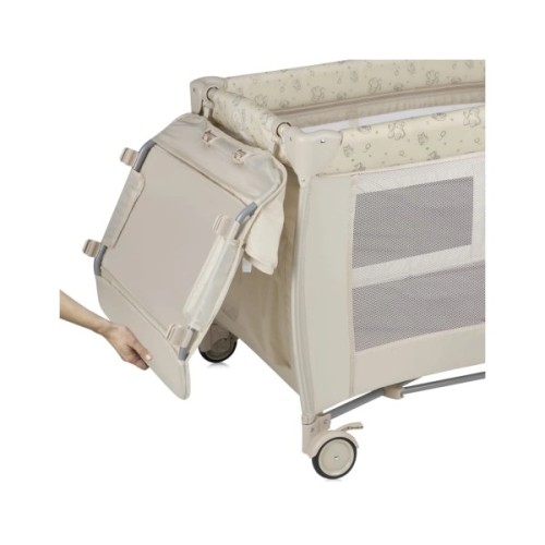 Ліжечко Lionelo манеж SVEN PLUS BEIGE OLIVE (LO-SVEN PLUS BEIGE OLIVE)