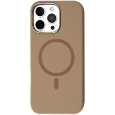 Чохол до мобільного телефона BeCover FIBRA Silicone OmniMag Apple iPhone 16 Pro Max Brown (716233)
