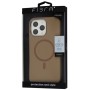 Чохол до мобільного телефона BeCover FIBRA Silicone OmniMag Apple iPhone 16 Pro Max Brown (716233)