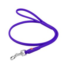 Повідець для собак WAUDOG Glamour круглий XS d 4 мм Д 122 см фіолетовий (33889)