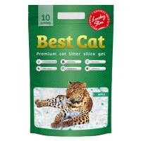 Наповнювач для туалету Best Cat Green Apple Силікагелевий 10 л (4820281500381)