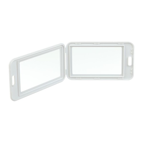 Бейдж Buromax вертикальний, 69 х 111мм, PP+PVC, білий (BM.5414-12)