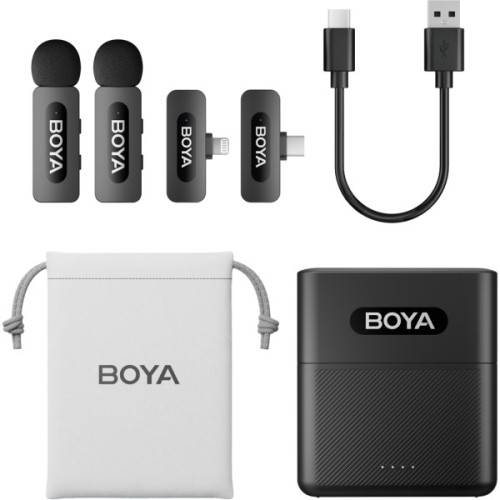 Мікрофон Boya BY-V3 combo Type-C/Lightning Black (BY-V3 Combo)