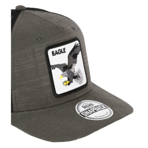 Кепка coFEE Five Panels Snap Eagle темно-сіра (SH2026.7/9)