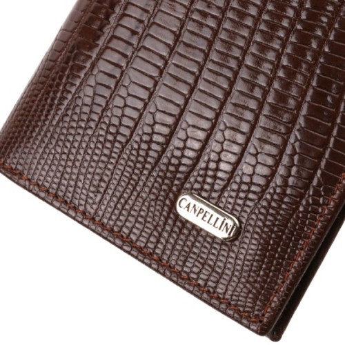 Гаманець Canpellini З натуральної шкіри Коричневий (21899)