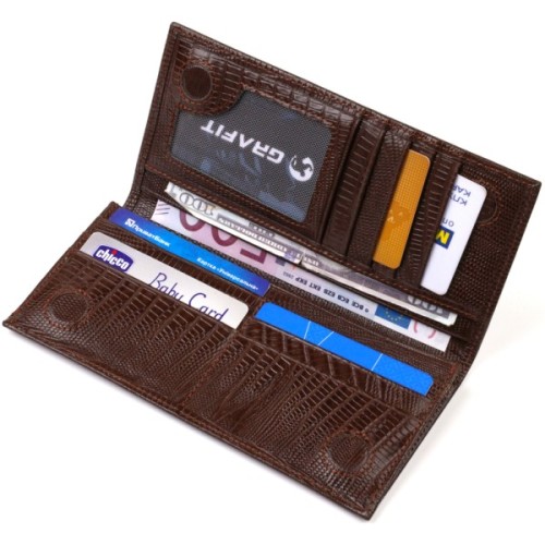 Гаманець Canpellini З натуральної шкіри Коричневий (21899)