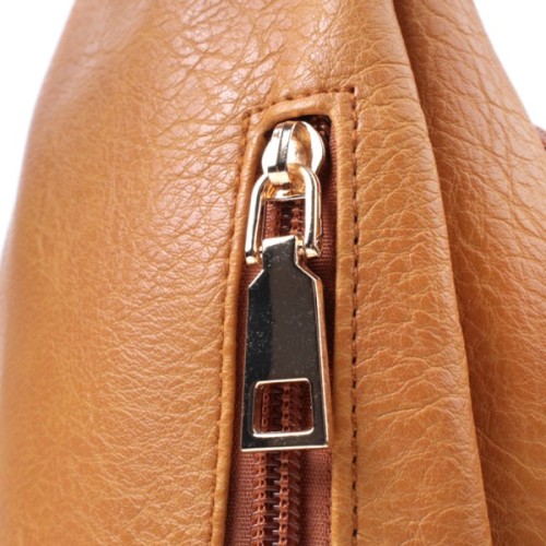 Сумка Vintage З отвором для навушників з екошкіри Жовта (22788)