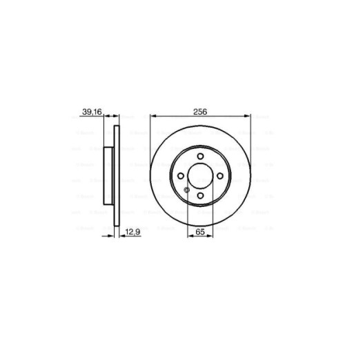 Гальмівний диск Bosch 0 986 478 329