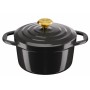 Каструля Tefal Air, з кришкою, 3.1л, алюміній, чорний (E2554404)