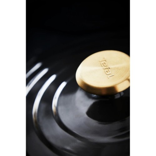 Каструля Tefal Air, з кришкою, 3.1л, алюміній, чорний (E2554404)