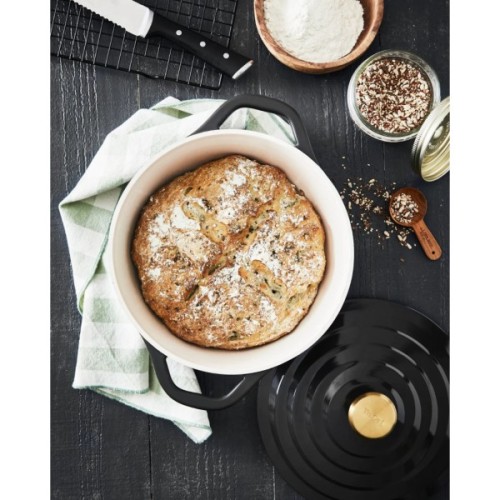 Каструля Tefal Air, з кришкою, 3.1л, алюміній, чорний (E2554404)