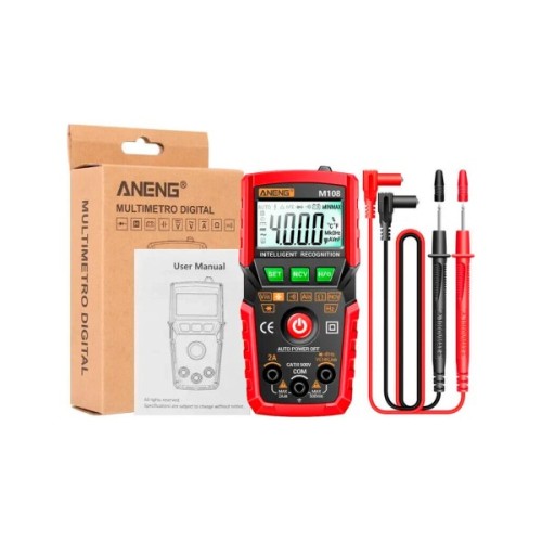 Цифровий мультиметр ANENG M108, V, A, R, C, T, F (M108)