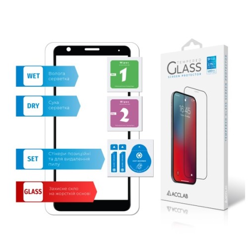Скло захисне ACCLAB Full Glue ZTE Blade A31 Plus Black (1283126523083)