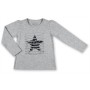 Кофта дитяча Breeze сіра меланж із зіркою (7979-92G-gray)