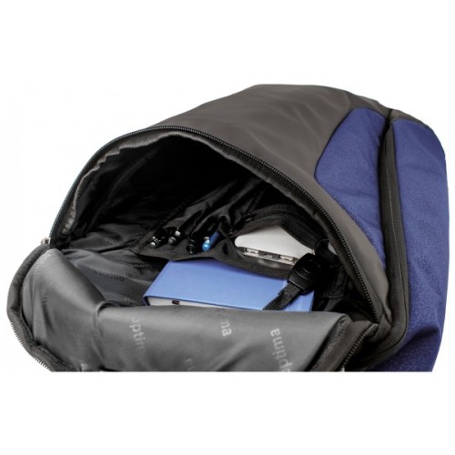 Рюкзак шкільний Optima 19.5" Techno унісекс 0.7 кг 26-35 л Синій (O96905-02)