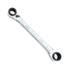 Ключ Toptul накидний з подвійною тріскачкою 72 зубця Pro-Series 8x11-10x9м, 150мм (ABAD0811)