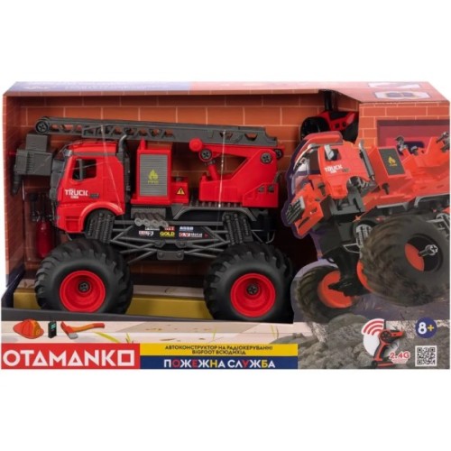 Конструктор Otamanko Автоконструктор BIGFOOT Всюдихід Пожежний кран з водою (FY002A (red))