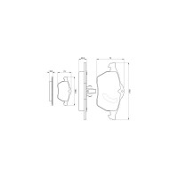 Гальмівні колодки Bosch 0 986 424 360