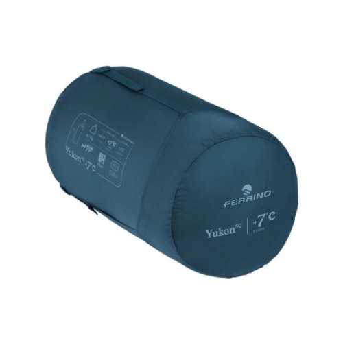 Спальний мішок Ferrino Yukon Square +7°C Blue-Grey Right (86381RBGDX) (932335)