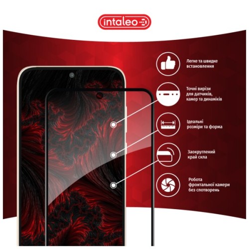 Скло захисне Intaleo Full Glue Samsung S23 FE Black (1283126575006)