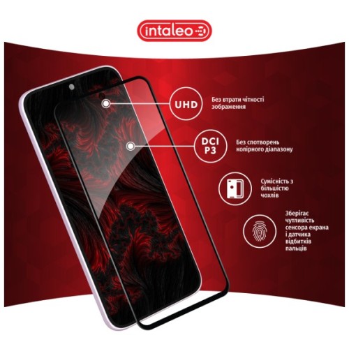 Скло захисне Intaleo Full Glue Samsung S23 FE Black (1283126575006)