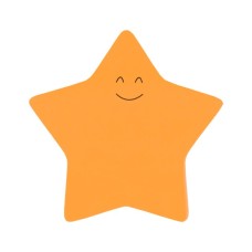 Папір для нотаток Axent з клейким шаром Star 70х70мм, 50 аркушів (2444-03-A)