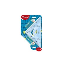 Лінійка Maped Косинець UNBREAKABLE 45гр/210мм (гіпотенуза) пластик (MP.244421)