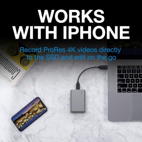 Накопичувач SSD USB Type-C 1TB Mobile Secure LaCie (STKH1000800)