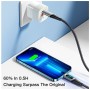 Дата кабель USB-C to Lightning 2.0m 20W Digital Display black Essager (EXCTL-YDA01)