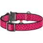 Нашийник для тварин WAUDOG Nylon "Кавун" металічна пряжка-фастекс L (5148)