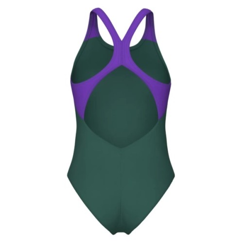 Купальник Arena Bright Glare Swimsuit V Back 008930-690 зелений 44 (3468337533696)
