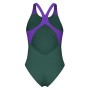 Купальник Arena Bright Glare Swimsuit V Back 008930-690 зелений 44 (3468337533696)