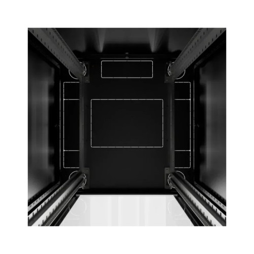 Шафа напольна Conteg 42U iSEVEN 19" 600x600, RAL9005 (RI7-42-60/60-H)