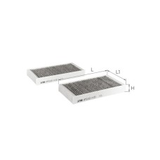 Фільтр салону ALPHA FILTER AF5163a-2