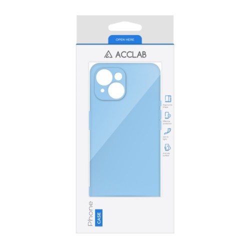 Чохол до мобільного телефона ACCLAB SoftShell Apple iPhone 15 Plus Light Blue (1283126586408)