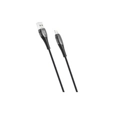 Дата кабель USB 2.0 AM to Lightning 1.0m Smart Chipset Auto Power-off NB145 black XO (6920680869558)