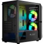 Корпус для ПК Logic concept PORTOS MESH+GLASS ARGB fans 3x120mm BLACK (AM-PORTOS-10-0000000-0002)