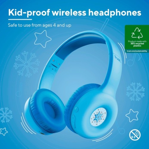 Навушники Trust Nouna Kids Wireless Blue (25275)