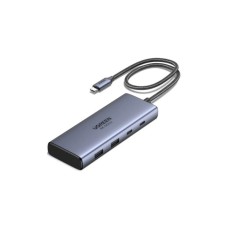Порт-реплікатор Ugreen Dock CM498 USB3.2 Type-C ->2xUSB-A 3.2/2xUSB-C 3.2 10Гбіт/с/ 2xHDMI 4K60Гц/PD 100W (45379)