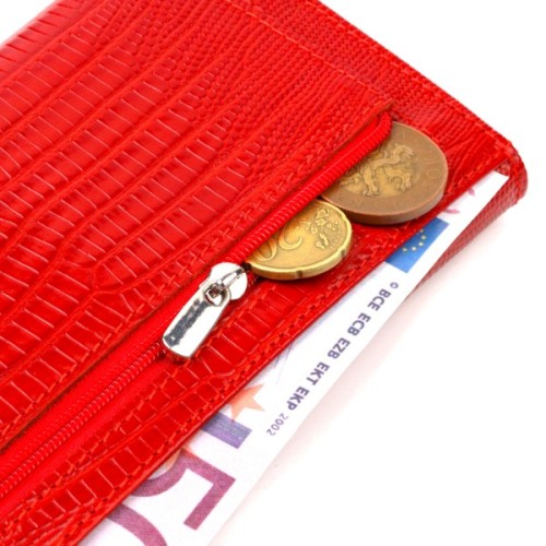 Гаманець Canpellini З натуральної шкіри Червоний (21823)