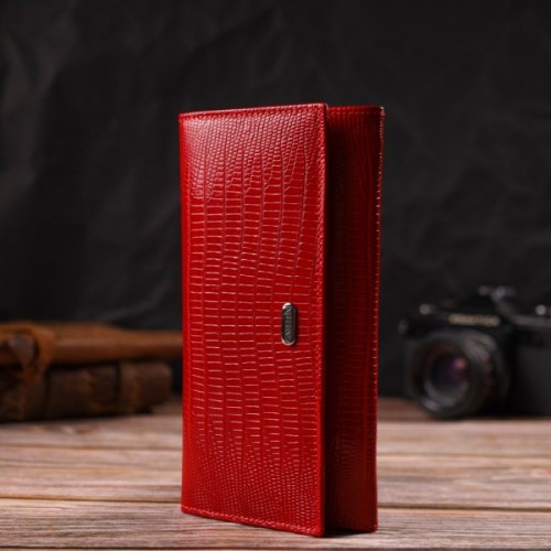 Гаманець Canpellini З натуральної шкіри Червоний (21823)