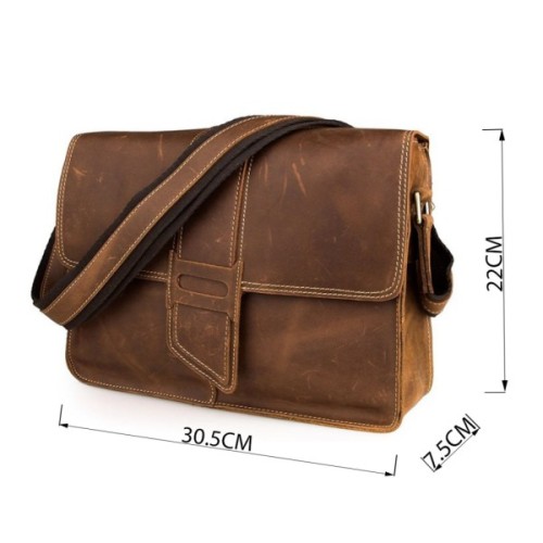 Сумка Vintage У вінтажному стилі Коричнева (14231)