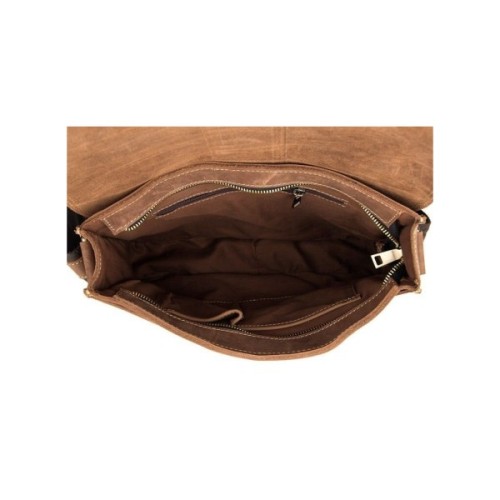 Сумка Vintage У вінтажному стилі Коричнева (14231)